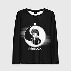 Лонгслив женский Роблокс лего, цвет: 3D-принт