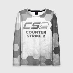 Женский лонгслив Counter Strike 2 - white gradient