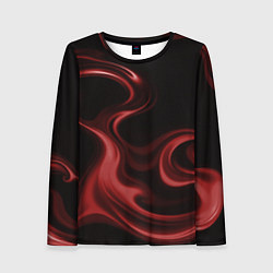 Лонгслив женский Color red, цвет: 3D-принт