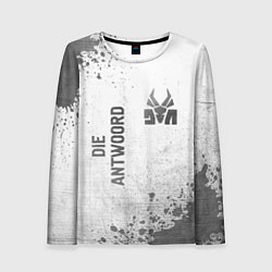 Лонгслив женский Die Antwoord - white gradient вертикально, цвет: 3D-принт