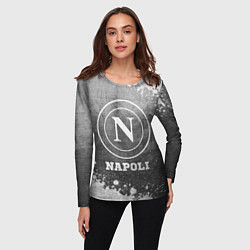 Лонгслив женский Napoli - grey gradient, цвет: 3D-принт — фото 2