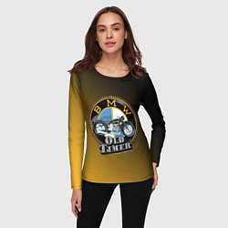 Лонгслив женский Ретро мотоцикл BMW, цвет: 3D-принт — фото 2