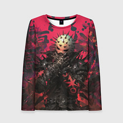 Лонгслив женский Колючая маска, цвет: 3D-принт
