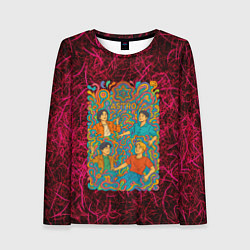 Лонгслив женский Astro в стиле психоделики, цвет: 3D-принт