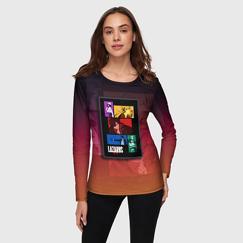 Женский лонгслив Lazarus Art / 3D-принт – фото 3