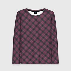 Лонгслив женский Tartan, цвет: 3D-принт