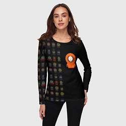 Лонгслив женский Южного парка Кенни, цвет: 3D-принт — фото 2