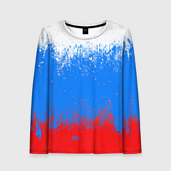 Женский лонгслив Патриот - флаг