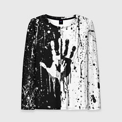 Лонгслив женский Антиматерия подтеки, цвет: 3D-принт