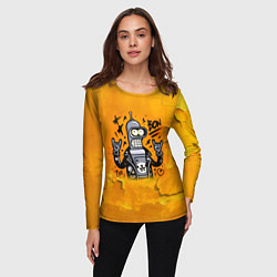 Лонгслив женский Cool Bender - graffiti, цвет: 3D-принт — фото 2