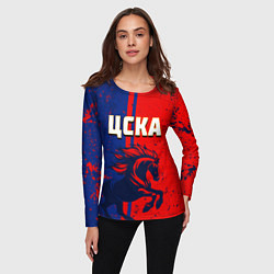 Лонгслив женский ФК ЦСКА 1911, цвет: 3D-принт — фото 2