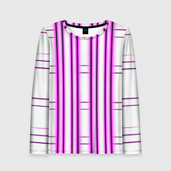 Лонгслив женский Neon pink, цвет: 3D-принт
