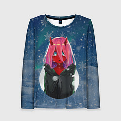 Лонгслив женский Anime XX Zero Two Kid, цвет: 3D-принт