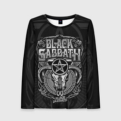 Лонгслив женский Black Sabbath - goat skull, цвет: 3D-принт