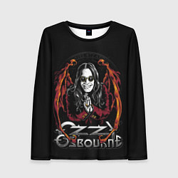 Лонгслив женский Ozzy Osbourne with wings, цвет: 3D-принт