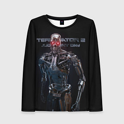 Лонгслив женский T-800, цвет: 3D-принт