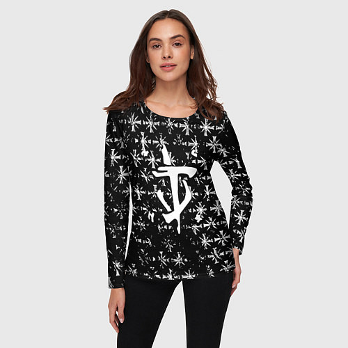 Женский лонгслив Doom x farcry game / 3D-принт – фото 3