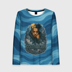 Лонгслив женский XXXTentacion в облаке, цвет: 3D-принт