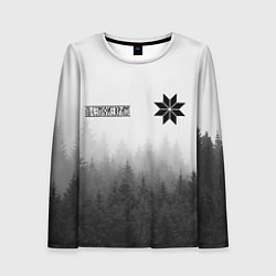 Лонгслив женский Лес - это мой храм, цвет: 3D-принт