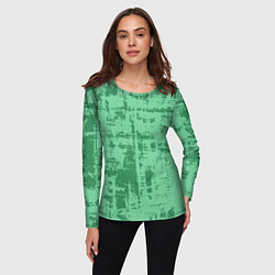 Лонгслив женский Текстура с потертостями, цвет: 3D-принт — фото 2