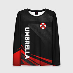 Лонгслив женский Umbrella - спорт, цвет: 3D-принт