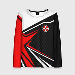 Женский лонгслив Umbrella - red uniform