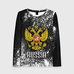 Лонгслив женский Герб России, цвет: 3D-принт
