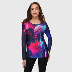 Лонгслив женский Цири и чудовище, цвет: 3D-принт — фото 2