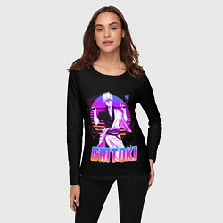 Лонгслив женский Гинтама ретро, цвет: 3D-принт — фото 2