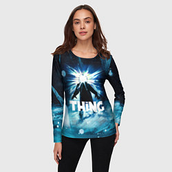Лонгслив женский Нечто, цвет: 3D-принт — фото 2