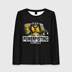 Лонгслив женский Power Fist, цвет: 3D-принт
