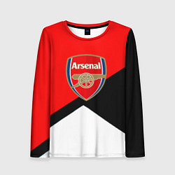 Лонгслив женский Arsenal geometry sport, цвет: 3D-принт
