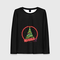 Лонгслив женский New year, цвет: 3D-принт
