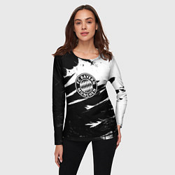 Лонгслив женский Бавария Мюнхен крылья краски, цвет: 3D-принт — фото 2