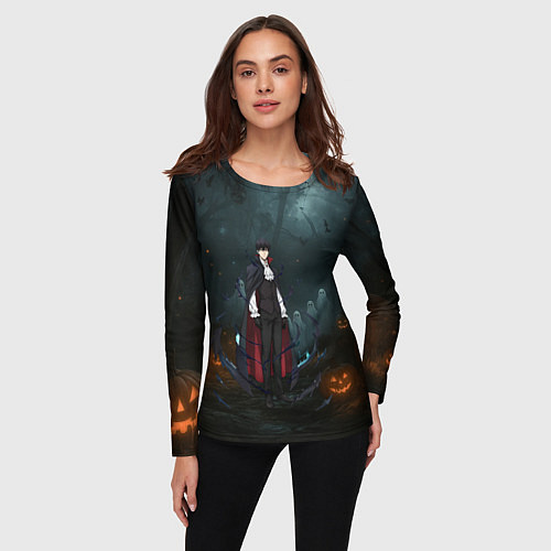Женский лонгслив Вампир Сон Джин-Ву - Поднятие уровня в одиночку ан / 3D-принт – фото 3