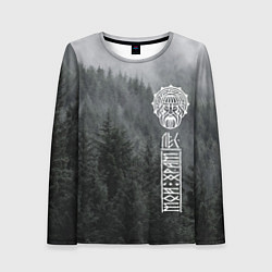 Лонгслив женский Древние боги суровых лесов, цвет: 3D-принт