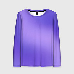 Женский лонгслив Color purple gradient