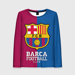 Лонгслив женский Barca Football, цвет: 3D-принт