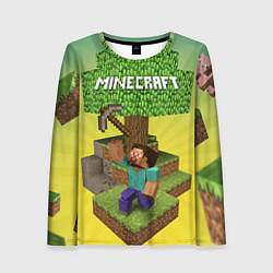 Женский лонгслив Minecraft Tree