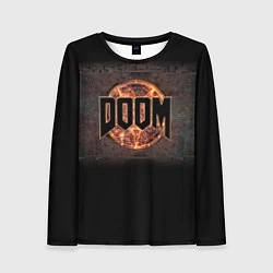 Женский лонгслив DOOM Fire