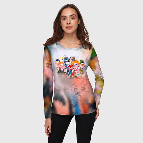 Женский лонгслив Король и Шут / 3D-принт – фото 3