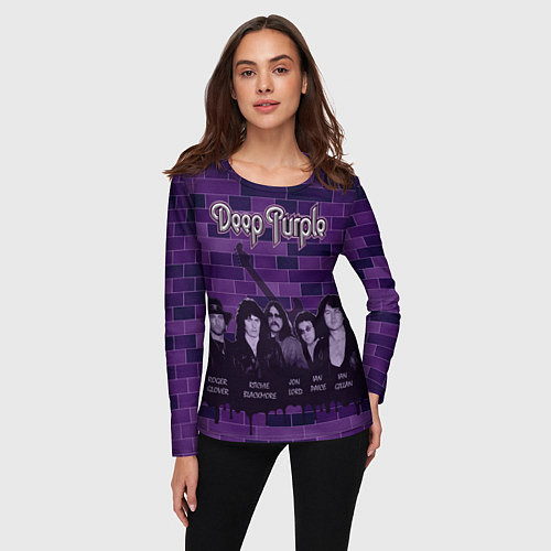Женский лонгслив Deep Purple / 3D-принт – фото 3