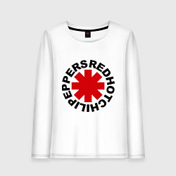 Лонгслив хлопковый женский Red Hot Chili Peppers, цвет: белый