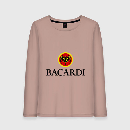 Женский лонгслив Bacardi / Пыльно-розовый – фото 1