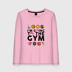 Женский лонгслив Pokemon Im going to the gym (black)