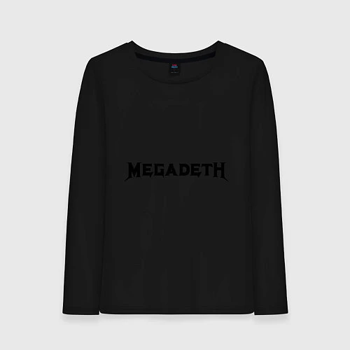 Женский лонгслив Megadeth / Черный – фото 1