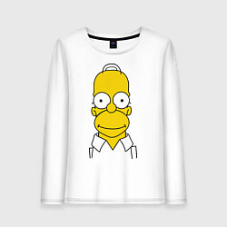 Женский лонгслив Homer Face