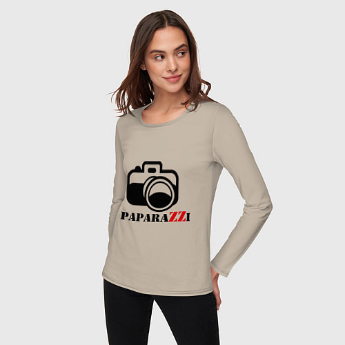 Женский лонгслив Paparazzi / Миндальный – фото 3