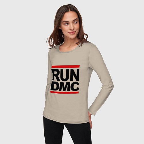 Женский лонгслив Run DMC / Миндальный – фото 3