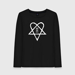 Женский лонгслив HIM: Heartagram